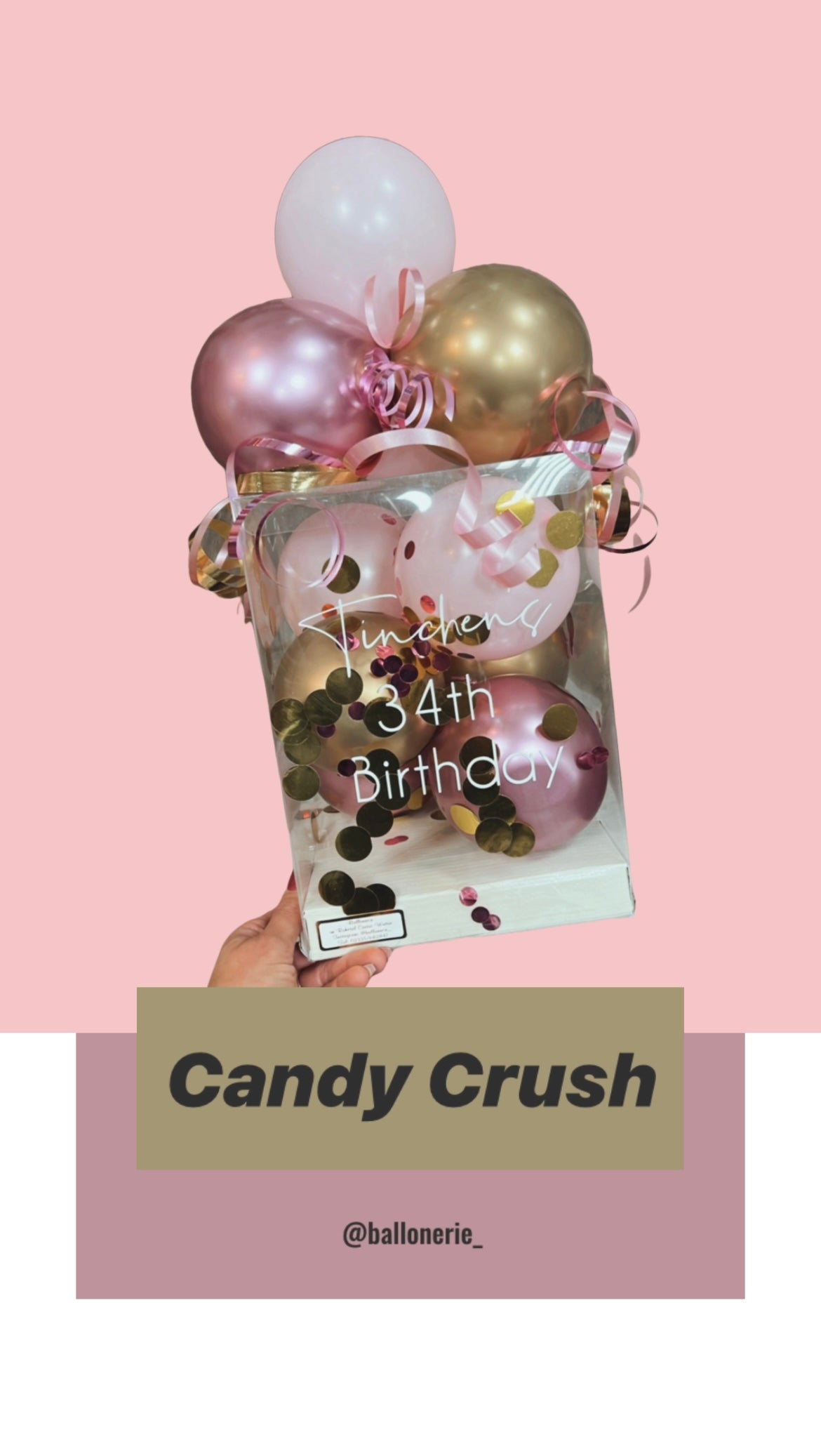 Geschenkbox Candy Crush inkl. Personalisierung
