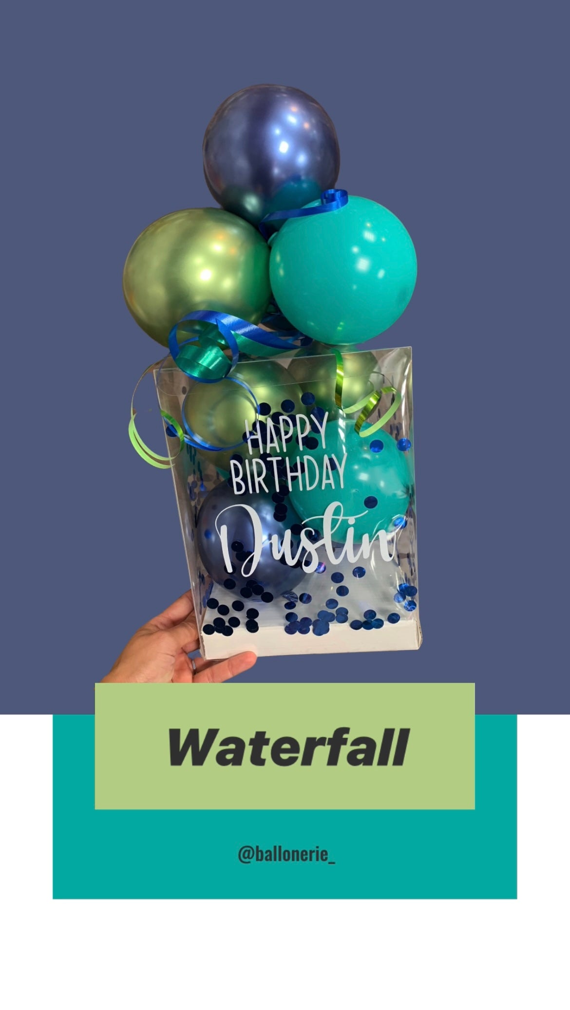Geschenkbox Waterfall inkl. Personalisierung
